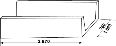 Железобетонный лоток ТУ 5846-557-00119675-97